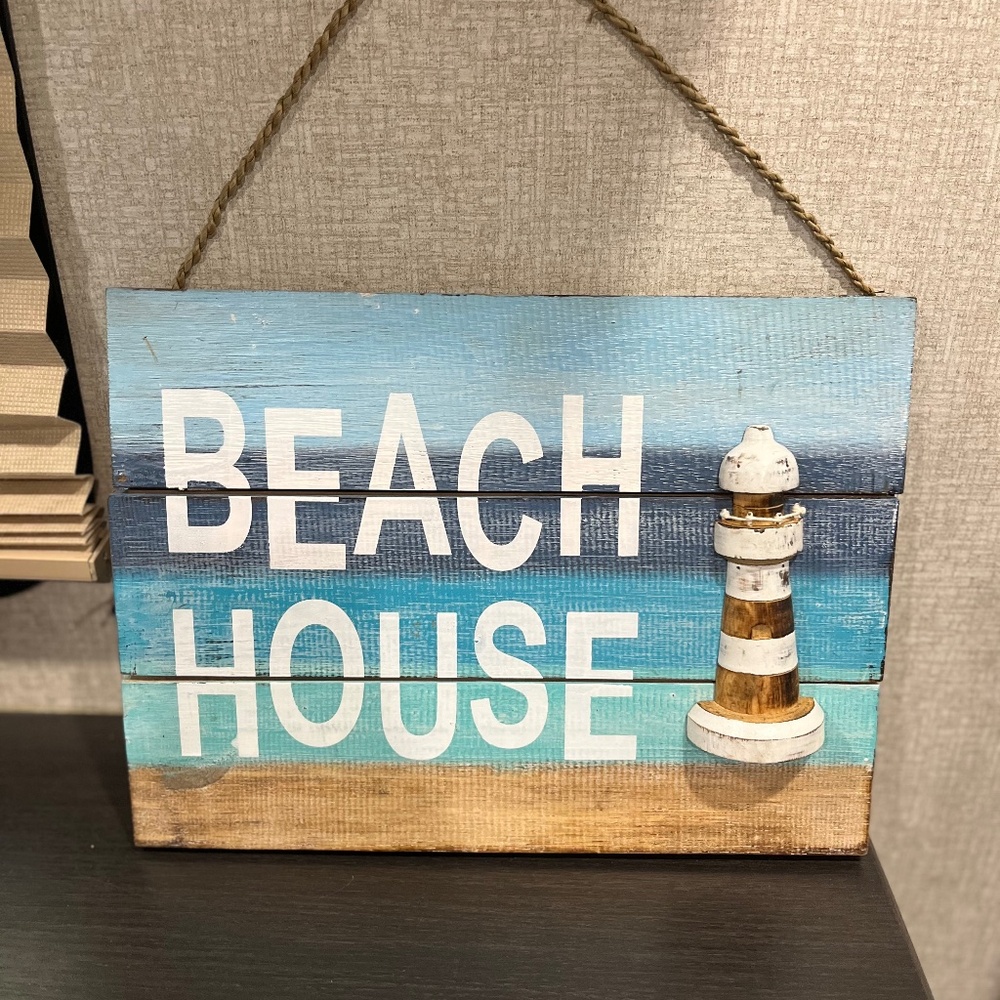 Beach House sign